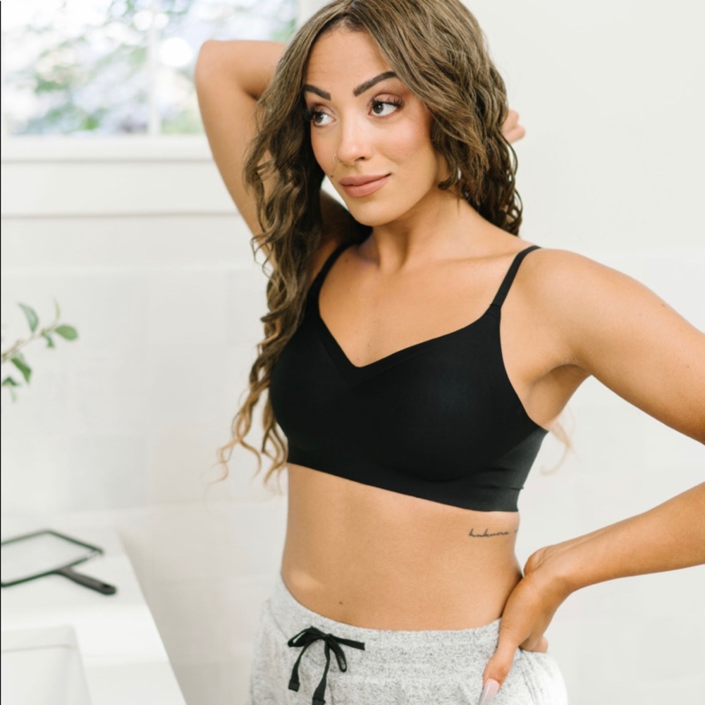 Zyia Black Double Adjustable Comfort Bra